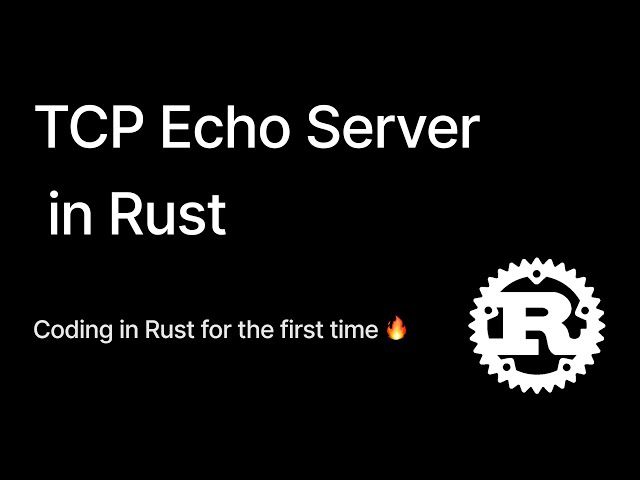TCP echo server in Rust | Rust Basics | Live coding |  Watch in 1.5x | Hindi | The ShareefCoder