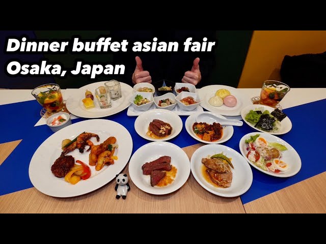 Asian fair buffet! at Hotel Kintetsu Universal City in Osaka Japan