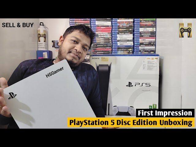 PS5 Disc Edition Unboxing & First Impression 2024 | PlayStation 5 Review!