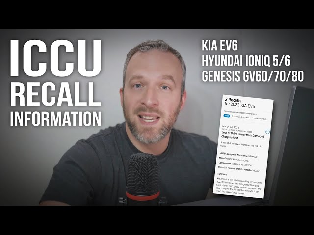 New ICCU Recall ⚠️ Kia EV6, Hyundai Ioniq 5 & 6, and Genesis EVs - What You Need to Know