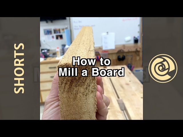 How to Mill a Board | #Shorts