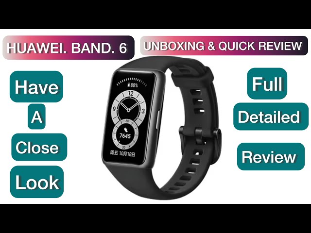 Huawei Band 6 Unboxing with honest review/Full review Huawei Band 6 #huaweiBand6/smart band