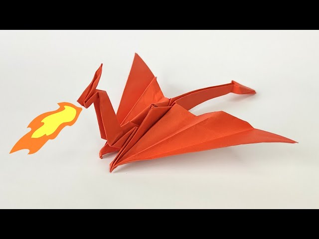 Origami WINGED DRAGON | How to make a paper dragons