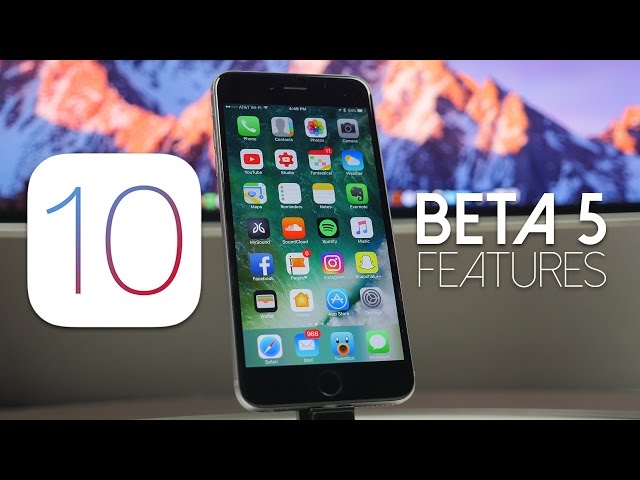 iOS 10: What's New In Beta 5 (NEW LOCK SOUND AND MORE)