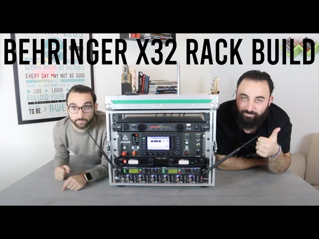 BEHRINGER X32 RACK BUILD WITH STEREO IEM