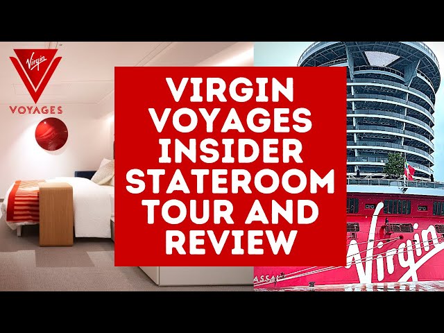 Virgin Voyages Scarlet Lady Insider Stateroom Tour & Review 2024 | Unique Cabin Features Room 13180M