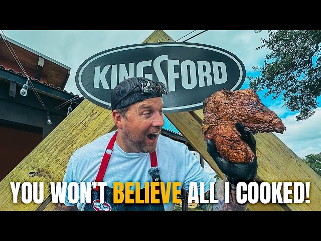Everything I Cooked For A Kingsford BBQ Event!!