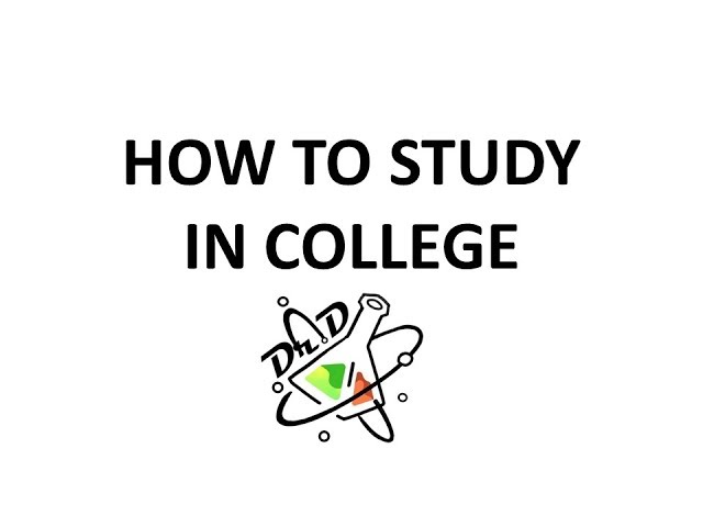 How to ace college!! Plus BONUS video of Dr. D.'s 2001 studython in college!!