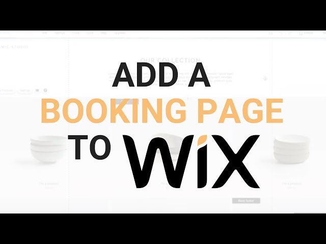 How to Add a Booking Page to Wix - Wix Booking Page Tutorial