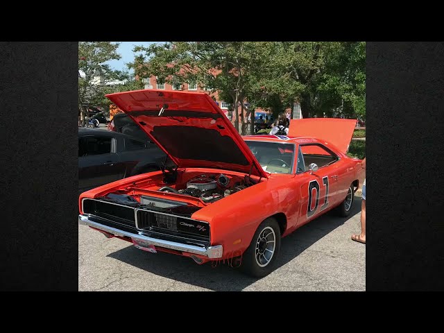 General Lee at Car Show - The Dukes of Hazzard