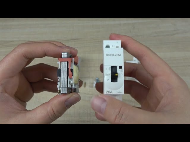 take apart of AC contactor see how it work inside