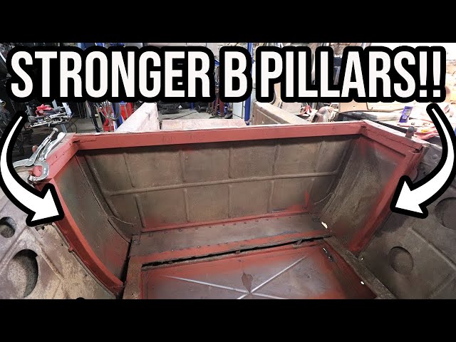 Replacing The Wooden B-Pillars With Box Tubing - 1928 Model A Roadster Pickup
