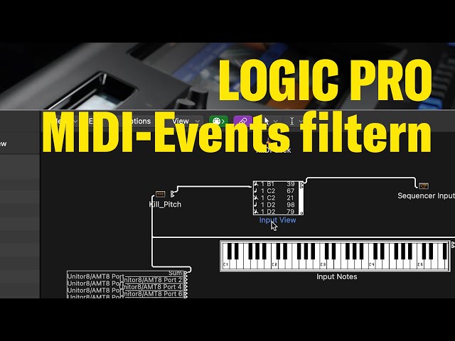 Logic Pro: Nervige MIDI-Eingangsdaten filtern