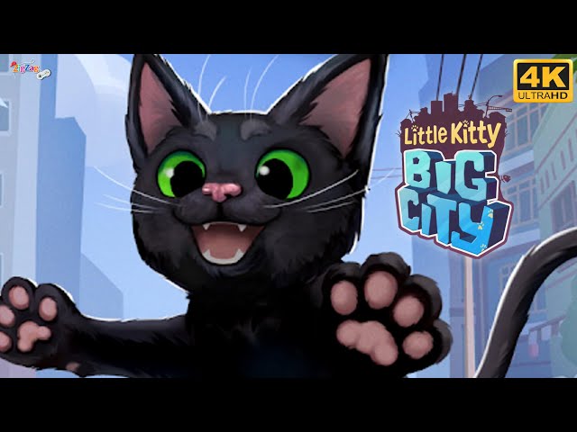 Little Kitty, Big City | Completo Full Movie Game | Português 4K @ZigZagGamerPT