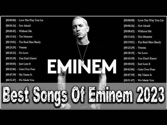 Eminem Greatest Hits Full Album 2023 -  Best Of Eminem Songs