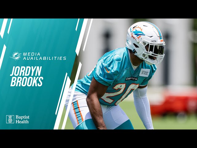 Jordyn Brooks Discusses Importance of Attending OTAs l Miami Dolphins