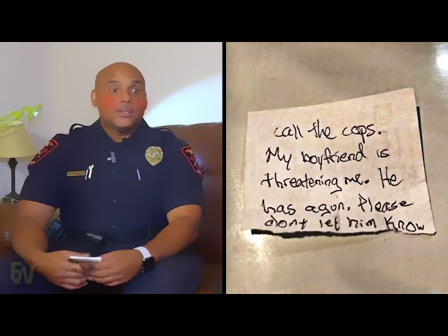 9-Year-Old Boy Gives Police Officer A Secret Note. Cop Reads The Note And Jumps Out Of His Chair