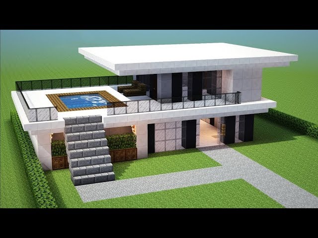 Minecraft: How to Build a Small Modern House Tutorial #13 (EASY!)
