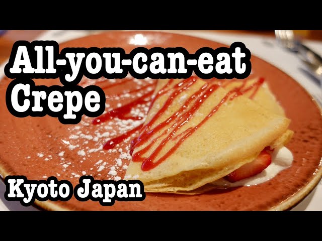 【Japan buffet】Dessert buffet with all-you-can-eat crepes! Hyatt Regency Kyoto