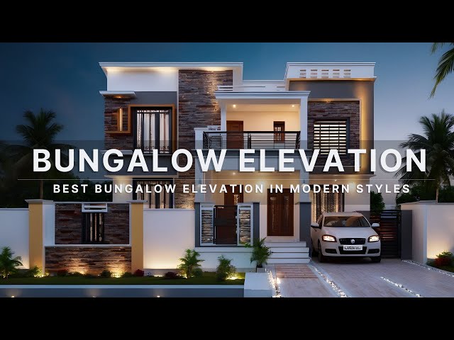 2023 Best Bungalow Elevation Designs in Modern, Minimalist, Contemporary, and Simple Styles