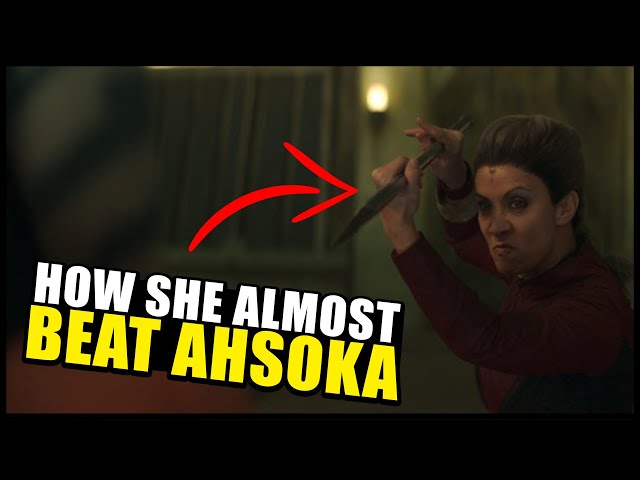 How did the Magistrate almost beat Ahsoka? -- Surprising Backstory Revealed!