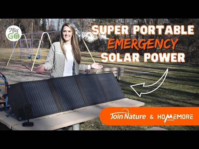 HomeMore 100W Portable Solar Panel Review