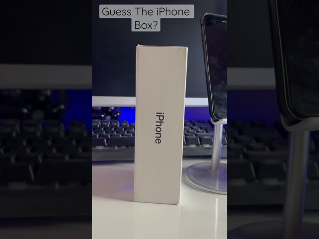Guess The iPhone Box #shorts #shortvideo #iphone #2023