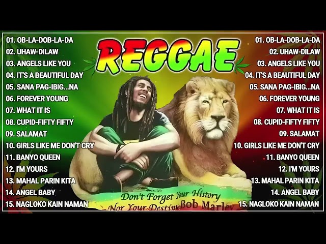 BEST REGGAE MIX 2023🎸UHAW x  CUPID x  FOREVER YOUNG REGGAE💖 RELAXING ROAD TRIP NONSTOP