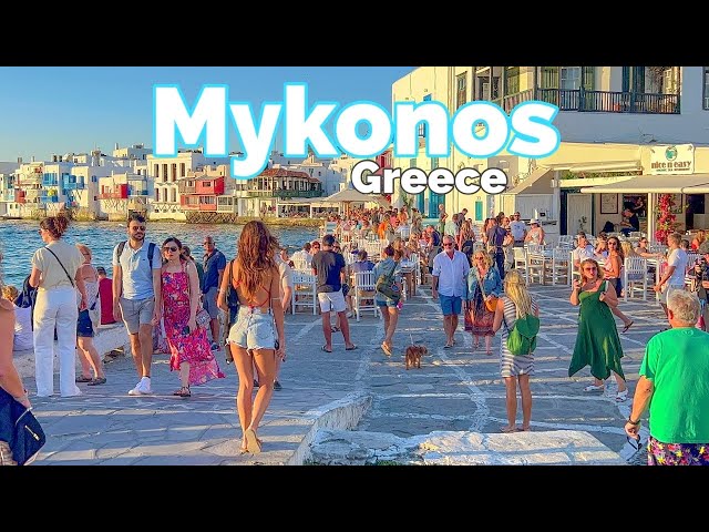 Mykonos, Greece 🇬🇷 - Summer Walk - September 2022 - 4K HDR