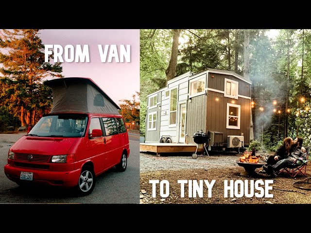VANLIFE UPGRADE: Why They Chose a TINY HOUSE Instead of an RV or Paying Rent