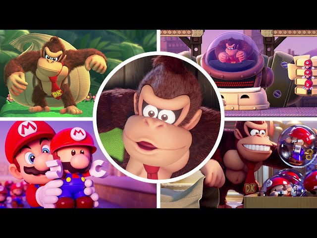 Mario vs Donkey Kong - All Bosses & Endings