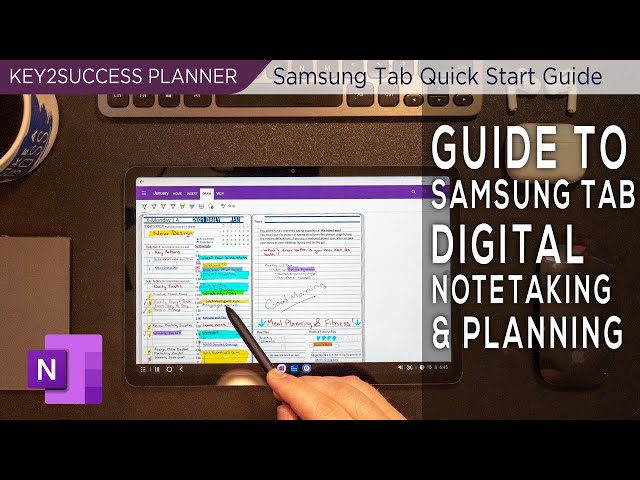 How To Use Samsung Tab for Digital Notetaking using OneNote