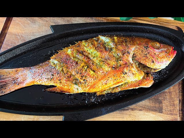 Tropical Grilled Red Snapper
