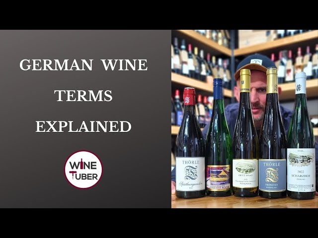 German wine terms explained. How to read German wine labels?