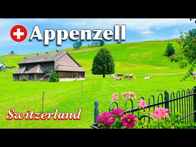 Appenzell Switzerland | Heaven on Earth || Traditional Swiss Village | Town In Switzerland