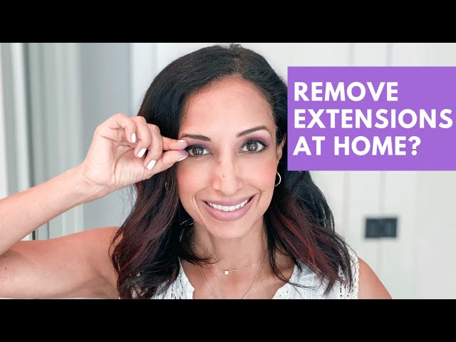 Remove Lash Extensions at Home | Eye Doctor Tries It