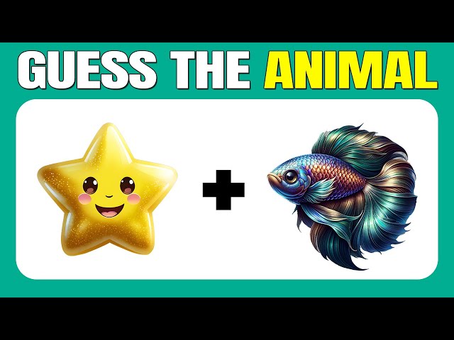 Guess The ANIMAL By Emoji | Easy, Medium, Hard levels| Quizzer Odin