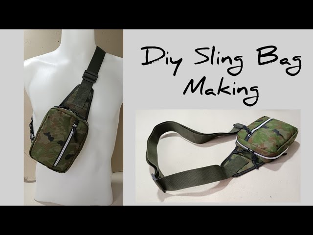 SEW SLING BAG LIKE A PRO SEWING TUTORIAL NO. 18 / BAG CUTTING AND STITCHING