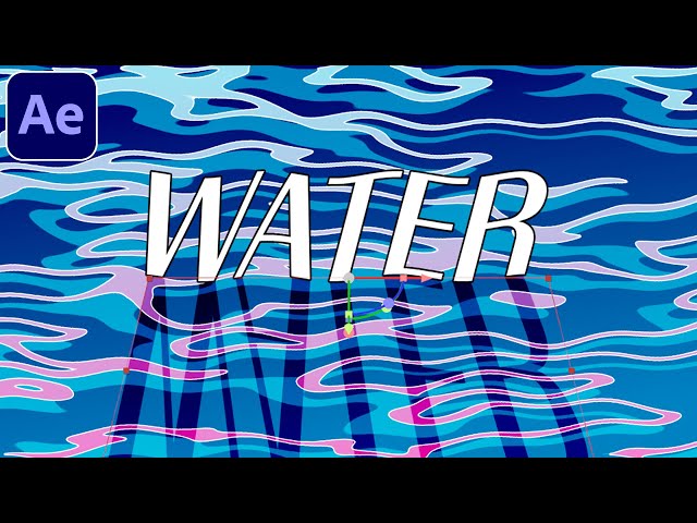 Stylized Cartoon Water - Easy After Effects Tutorial