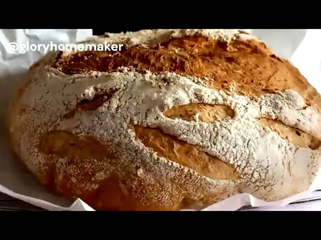 World's Easiest Crusty Artisan Bread Recipe | No Kneading | No Dutch Oven