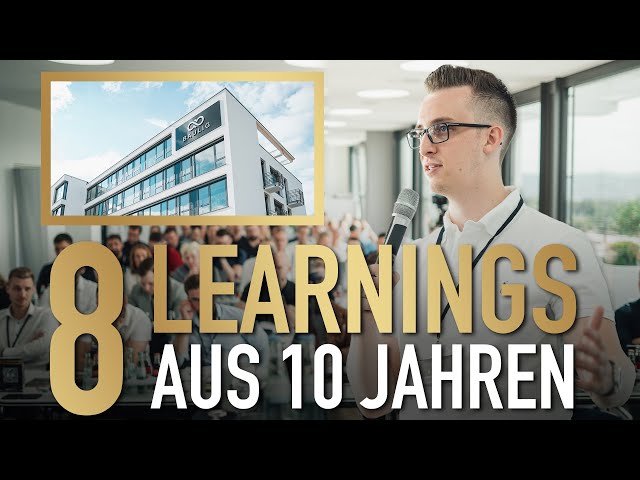 8 Learnings aus 10 Jahren als Unternehmer - BAULIG Vortrag (mit Andreas Baulig)