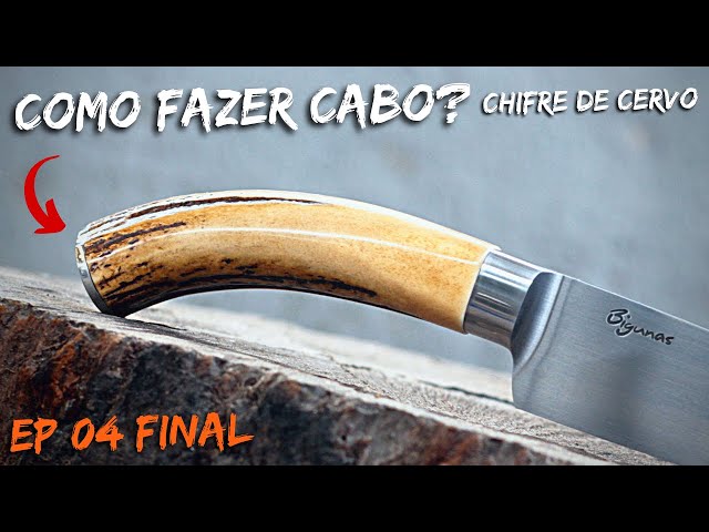 Como FAZER cabo de FACA com CHIFRE DE CERVO! (NARRADO EP 04 - FINAL)