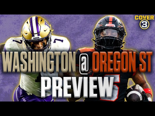 Oregon State Beavers vs Washington Huskies Preview! The Beavs look to upset undefeated Washington!