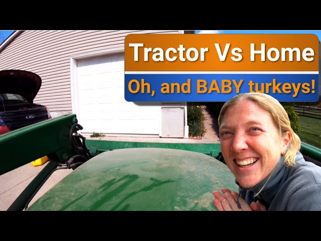Tractor vs house: Who wins? 😯