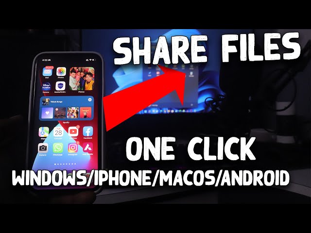 How To Share Files From Mobile To PC or PC To Mobile | Windows/iPhone/macOS/Android [One Click]