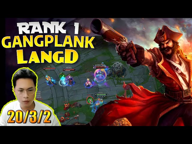 🔴 LangD Gangplank vs Vladimir - LangD Rank 1 Gangplank Guide