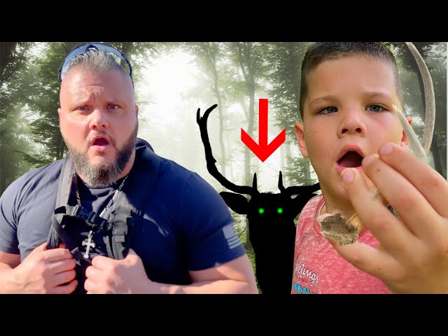 CALEB GOES INTO THE HAUNTED WOODS!! Is the DEER LADY BACK?