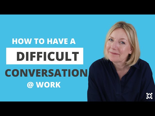 How to Have Difficult Conversations at Work: Difficult Virtual Conversations