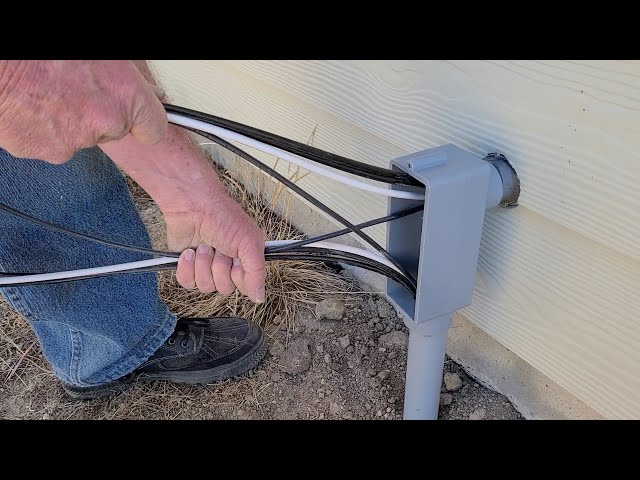 The Easiest Way To Pull Large Gauge Electrical Wires Through Conduit