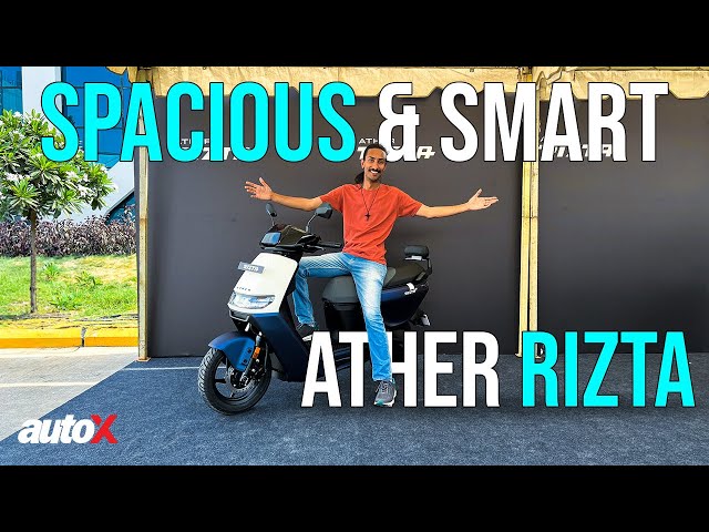 New Ather Rizta Walkaround | The Perfect Family Scooter? | Electric Scooter 2024 | autoX
